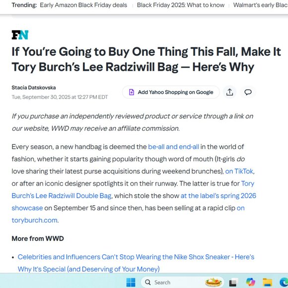 Lee Radziwill Petite Bag In Ivory Americana Bandana by Tory Burch - Picture 11 of 12